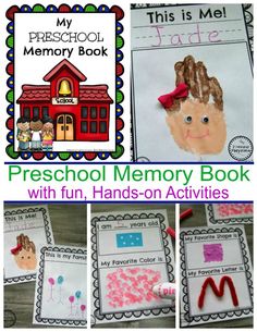 preschool memory book with fun hands - on activities