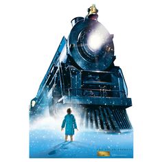 POLAR EXPRESS TRAIN The Polar Express Lifesize Cardboard Cutout Standup Standee - Front Michael Jeter, Polar Express Movie, Polar Express Party, Chris Columbus, Polar Express Train, The Polar Express, Best Christmas Movies, Classic Christmas Movies, Lata Vintage