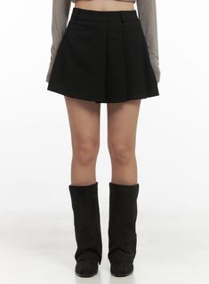 solid-pleated-mini-skirt-cs404 / Black Fitted Short Elastane Mini Skirt, Fitted Pleated Black Mini Skirt, Fitted Black Pleated Mini Skirt, Stretch Mini Skirt For Winter, Black Fitted Mini Tennis Skirt, Fitted Black Mini Tennis Skirt, Black Mini Length Elastane Bottoms, Stretch Mini Length Skort For Fall, School Uniform Style Mini Skirt For Fall