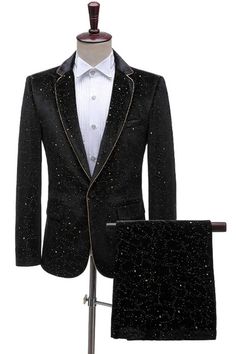 #ad Great Shopping Black Men Velvet Suit Formal Luxury Prom Dinner Groom Tuxedo Wedding Custom, Fashion Mens Suits Blazers Prom Jacket, Prom Suits For Men, Dress Pant Suit, Dress Suits For Men, Velvet Suit, Performance Dresses, Prom Suits, Tuxedo Dress, Evening Dress Fashion