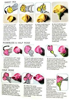 instructions for how to make an origami flower with flowers and leaves in it