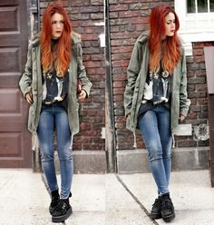 :) Rocker Style, Alternative Rock, Grunge Hair, Soft Grunge, Blue Jean, Grunge Outfits, Cut And Color, Alternative Fashion