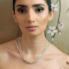 A visually stunning statement, the Love Chain Choker chain is both incredibly entrancing and complex, representing the complexities and beauty of love. Made with three strands of vintage chain, this necklace is handcrafted and plated over bronze. Pearl Cream, Chain Choker, Jewelry Cleaner, Stunning Jewellery, Just Amazing, Organza Bags, Chain Lengths, Luxury Jewelry, Charm Necklace