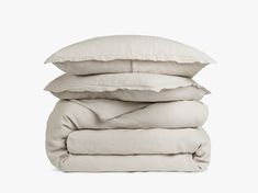 four pillows stacked on top of each other