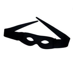 This black fabric eye mask with tie sides is a great costume accessory for a bandit, robber, Zorro, highwayman, superhero, theatrical production, dress up, cosplay and more. Made of polyester with black stretchy ties (approximately 40 cm). One size fits most teens and adults and may fit larger children. Other Zorro, bandit, superhero and Spanish costumes and accessories are sold separately on our page – subject to availability. Black Eye Mask For Theater Costume Accessories, Black Eye Mask For Theater Costume, Black Eye Mask For Theater, Black Superhero Mask For Masquerade, Adjustable Black Eye Mask Costume Accessory, Black Superhero Masquerade Mask, Black Superhero Cosplay Masks, Adjustable Black Eye Mask For Costumes, Adjustable Mask For Cosplay