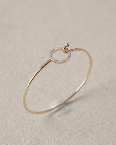 Stack it or wear it solo. Either way, this 14K Gold Diamond Circle Bangle Bracelet stands out with plenty of sparkle thanks to 26 round, prong-set diamonds. Designed to be in your jewelry rotation for a lifetime. Always fairly priced at up to 51% less than traditional retail. Bracelet Stands, Circle Bracelet, Circle Diamond, Simply Chic, Own It, Bangle Bracelet, Prong Setting, Gold Diamond, Bangle Bracelets