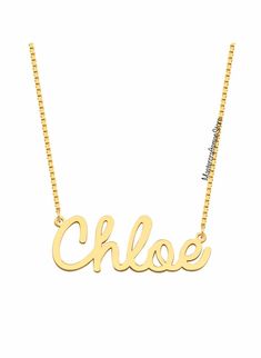 You can select your wishes chain style on dropdown menu.Product Details:Item Description:-I can make any size and style you want.- Custom Name Necklace.- Material: Gold Plated 18k , Sterling Silver .- Pendant Name Width: 22mm-Material: 925 sterling silver-Chain Length: 14"(35cm),16"(40cm),18"(45cm),20"(50cm)-Avaible Chain Type: Cable Chain - Box Chain -Finish: Sterling Silver - Rose Gold - Yellow Gold -All of our products come with special gift box.How Can I order this?1-)Click “Add to cart2-)Pl Gold Charm Necklace With Names For Birthdays, Gold Charm Necklace For Birthday With Names, Personalized Pendant Jewelry For Christmas, Personalized Christmas Jewelry Pendant, Personalized Christmas Pendant Jewelry, Christmas Name Necklace For Birthday Gift, Christmas Gift Name Necklace, Christmas Engraved Necklace For Personalized Gift, Nameplate Necklace For Birthday Gift And Christmas