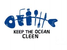 the logo for keep the ocean clean