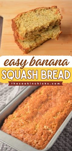 this easy banana squash bread is the perfect way to start your day