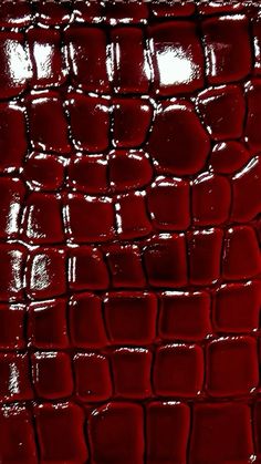 the texture of an alligator skin is red