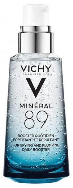 Vichy Minéral 89 Fortifying and Replumping Daily Booster 50ml Best Hyaluronic Acid Serum, Hyaluronic Acid Moisturizer, Skin Booster, Best Face Serum, Facial Gel, Make Up Remover, Moisturizing Serum, Hyaluronic Acid Serum, Face Hydration