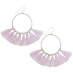 The Dreamer Earring blends bohemian vibes with a touch of glamour. This delicate but noticeable set can be dressed up or down. Handcrafted with high quality glass beads and silk thread tassels. 1.25 inch hoop with 1 inch tassel. Thread Tassels, Meditation Candles, Bohemian Vibes, Women Artisans, Silk Thread, Tassel Earrings, Kids Accessories, The Dreamers, Sea Shells