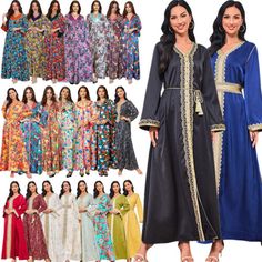 Find ideas๏ฟฝand inspiration for Ramadan Floral Moroccan Women Dress Muslim Abaya Kaftan Long Sleeve Dubai Jilbab, Women's Dresses Bohemian Long Sleeve Dress For Eid, Multicolor Long Sleeve Dress For Eid, Long Sleeve Dabka Dresses For Eid, Long Sleeve Dresses With Dabka For Eid, Multicolor Long Sleeve Thobe For Eid, Multicolor Abaya For Eid, Multicolor Long Sleeve Abaya For Eid, Bohemian Maxi Length Abaya For Eid, Multicolor Floor-length Abaya For Eid