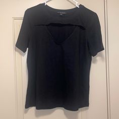 Open Chest, Very Casually Sexy! Fitted Black Top With Cutout, Casual Cutout Tops For Night Out, Black Cutout Tops For Night Out, Edgy Tops For Going Out, Chic Black T-shirt For Night Out, Fitted Black T-shirt For Day Out, Trendy Short Sleeve Tops For Going Out, Casual Short Sleeve Tops For Going Out, Edgy Black Tops For Day Out