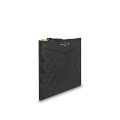 LOUIS VUITTON® - Daily Pouch - Black Pochette Louis Vuitton, Louis Vuitton Pouch, Black Louis Vuitton, Louis Vuitton Official Website, Louis Vuitton Clutch, Best Wallet, Formal Shoes For Men, Louis Vuitton Official, Monogrammed Leather