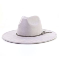 PRICES MAY VARY. MATERIAL:The wide brim fedora hats for women is made of suede material, which makes the hat feel soft, smooth and light to the touch. In addition, the air permeability is also relatively strong. ADJUSTABLE SIZE:Hat Circumference: 56-58cm/22"-22.8"; Brim Width: 9cm/3.54"；Height: 12cm/4.72".With moisture wicking inner ribbon straps to adjust sizes in between. CLASSIC DESIGN:This felt womens hat is designed to be light, breathable and unstuffy for any season.Classic western cowboy Adjustable Suede Hat With Curved Brim, Western Hats For Women, Wedding Guest Outfit Inspiration, Cowboy Design, Suede Hat, Fedora Hat Women, Rancher Hat, Cowboy Wedding, Wide Brim Fedora