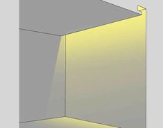 the corner of a room with light coming from it