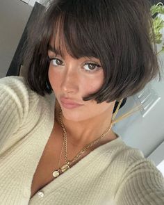 Short French Bob, Short Bobs With Bangs, Short French, Face Framing Bangs, Short Bangs, Bob Haircut With Bangs, Bob With Bangs