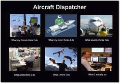 an advertisement for aircraft dispatchers with images of planes and people in the air above them