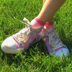 Nwt Little Miss Matched Clear Sneakers Jelly Zany In Size 5 Msrp: $23.00 Fun Non-slip Low-top Sneakers, Non-slip Round Toe Fun Sneakers, Fun Non-slip Round Toe Sneakers, Non-slip Lace-up Sneakers For Playtime, Fun Lace-up Sneakers For Spring, Fun Lace-up Spring Sneakers, Playful Lace-up Sneakers For Spring, Playful Summer Lace-up Sneakers, Playful Lace-up Summer Sneakers