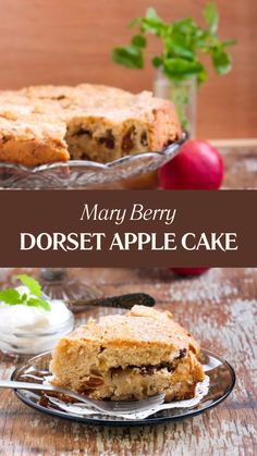 Mary Berry Dorset Apple Cake Cranachan Recipe Mary Berry, Dorset Apple Cake, Bramley Apple Recipe, Classic Baking Recipes, Bramley Apple Recipes, English Cake Recipe, Cranachan Recipe, Apple Shortcake