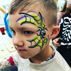 Boy Face Paint, Spider Face Paint, Superhero Face Painting, Face Painting Images, Halloween Face Paint, Animal Face Paintings