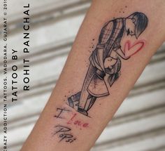 a woman's arm with a tattoo on it