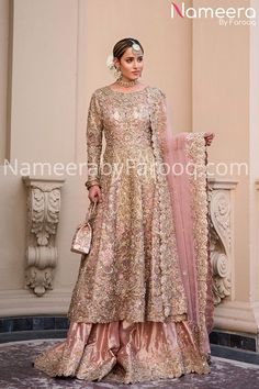 bridal frocks pakistani designer dress 2021 Lehenga Frock, Bridal Frock, Casual Bridal Dress, Walima Dress, Desi Wedding Dresses, Asian Wedding Dress, Latest Bridal Dresses, Bridal Dresses Pakistan, Womens Trendy Dresses