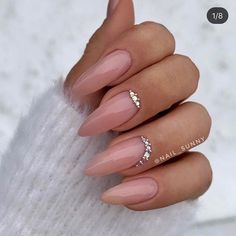 Pretty Summer Nails, 2020 Nail Trends, Nail Fashion Trends, Trendy Nail, Oval Nails, Hot Nails, Fire Nails