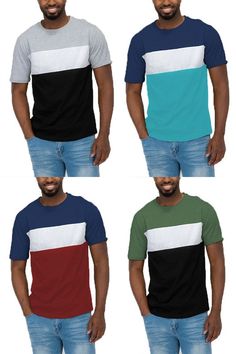 COLOR BLOCK SHORT SLEEVE TSHIRTROUND NECKTHREE COLORREGULAR FITMade In: Imported Blue Short Sleeve T-shirt With Contrast Stripes, Casual Blue Shirt With Contrast Stripes, Short Sleeve Color Block Cotton Shirt, Blue Short Sleeve Tops With Contrast Color, Short Sleeve Cotton Color Block Shirt, Navy Color Block Crew Neck Top, Casual Blue Color Block Shirt, Casual Color Block Cotton Shirt, Casual Cotton Color Block Shirt