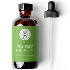 Pure Body Naturals Tea Tree Essential Oil, 4 fl oz Pure Body Naturals Tea Tree Essential Oil, 4 fl oz 100% pure Australian Tea Tree (Melaleuca) Essential Oil is famous for its powerful medicinal properties. TeaTree oil is a go-to natural remedy for body health and household use. Tea Tree Essential Oil (aceite de árbol de té) has been shown to be effective in treating acne, toenail infections, and superficial cuts. When diffused in an essential oil diffuser for aromatherapy, Tea Tree Essential Oil can help cleanse the air in your home. When diluted with water and vinegar, it creates a powerful household spray cleaner. Everyday Uses For aromatherapy, add 5-10 drops of Tea Tree Oil to an essential oils diffuser. To freshen your laundry, add 2-3 drops of Tea Tree oil to your favorite liquid la Melaleuca Essential Oil, Spray Cleaner, Australian Tea Tree, Treating Acne, Natural Teas, Tea Tree Essential Oil, Natural Remedy, How To Treat Acne, Tree Oil