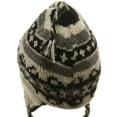 Ring Jacquard Knitting BeanieShell made of 100% wool,Fully lined with soft fleece.10 inches wide, 8 inches deep crown.Hand washable.ONE SIZE fits most, from child to adult.Available in Off White, Black, Grey, Sage and .Made in Nepal. This chunky wool beanie with subtle earflaps and distinctive Himalayan style will keep you well insulated from the cold of winter. Constructed out of 1 panel of thick, medium weave knit, for a stretchy fit, the hat is fully lined in a soft fleece fabric, for added i Warm Acrylic Bonnet For Cold Weather, Cozy Adjustable Winter Bonnet, Warm Yarn Bonnet For Winter, Adjustable Wool Beanie For Winter, Wool Knitted Bonnet For Cold Weather, Winter Knitted Adjustable Bonnet, Knitted Wool Bonnet For Cold Weather, Warm Wool Bonnet For Winter, Adjustable Yarn Bonnet For Winter