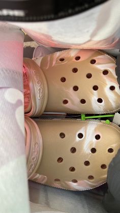 Tie Dye Crocs, Brown Crocs, Women Slippers Fashion, Pretty Shoes Sneakers, Jordan Shoes Girls, Shoes Outfit Fashion, Fresh Shoes, Pink And Brown