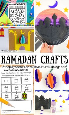 Easy and Fun Ramadan Crafts and Activities for Kids - Multicultural Kid Blogs Ramadan Kids Crafts, Ramadan Preschool Activities, Ramadan Crafts For Kids, Facts About Ramadan, Multicultural Crafts, Eid Activities, Muslim Holidays