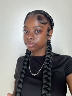 Sleek Braided Ponytail, Cute Box Braids, Girly Pop, Weave Styles, Hairstyle Inspo