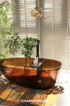 Light Brown Ellipse Bathtub in Stylish Bathroom Setup