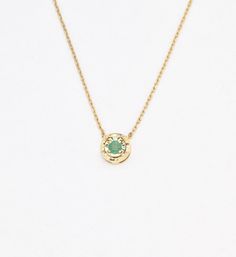 Genuine Emerald Necklace set with Natural Emerald, size 3 millimeters diameter, 0.12 Carats. Solid 14k Yellow  Gold ☞ made to last. More Solid Gold: https://www.etsy.com/shop/aurafaithjewelry?section_id=39399974 Emerald Details: * CERTIFIED Natural Emerald * Weight: 0.12 Carats * Dimensions: 3 millimeters * Color: Vivid Green * Cut: Round Diamond * Origin: Colombia Solid Gold Details: * 2.00 grams of 14k Solid Yellow Gold * Dimensions: Length ≈ 16in to 18in * Lasts a lifetime - Perfect for every Dainty 14k Gold Round Emerald Necklace, 14k Gold Necklace With May Birthstone, Yellow Gold 14k Necklace For May Birthstone, Stamped 14k Gold Necklace For May Birthstone, 14k Gold Green Round Necklace, Green 14k Gold Round Necklace, Real Emerald Necklace, Emerald Necklace Set, Gold Necklace Dainty