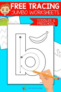 the free printable alphabet worksheet for children to practice numbers and letter sounds