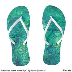 Turquoise ocean water flipflops Lavender Backgrounds, Purple Texture, Green Flip Flops, Water Abstract, Turquoise Ocean, Ocean Water, Hibiscus Flower, Turquoise Water, Diy Face Mask