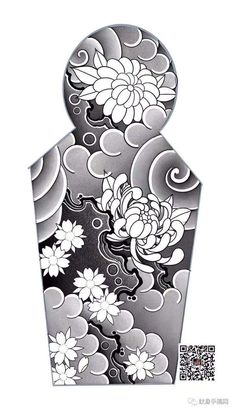 Flower Tattoos Japanese, Sakura Japanese Tattoo, Irezumi Tattoos Design, Tattoo Sleeve Template, Japanese Flower Tattoo Design, Geometric Tattoo Leg, Japanese Leg Tattoo, Japanese Snake Tattoo, Japanese Flower Tattoo