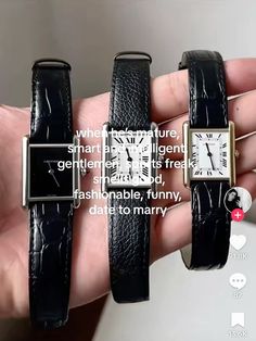 two watches that are sitting in someone's hand with the caption, when there is no future, smart phone has been