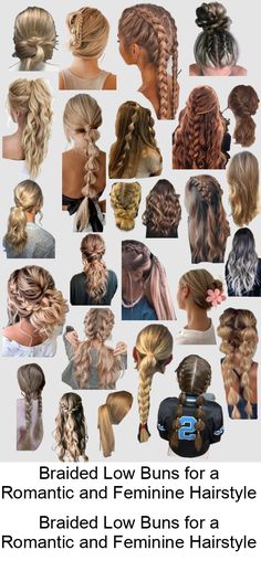 Braided Low Bun Hairstyles Tutorial, Braid Into Low Bun Tutorial, Low Messy Bun With Braid Tutorials, Low Bun With Braid Wedding Hair Tutorial, Braid Low Bun, Low Braid, Feminine Hairstyle, Autumn Hairstyles