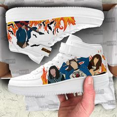 Stranger Things Eddie Munson Sneakers Custom Air Mid ShoesGear Wanta Stranger Things Shoes, Stranger Things Eddie Munson, Stranger Things Eddie, High Top Air Force, Mid Shoes, Air Force Shoes, Custom Shoes Diy, Nike Shoes Air Force, Eddie Munson