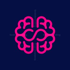 a pink brain on a dark blue background with the words socializing written below it