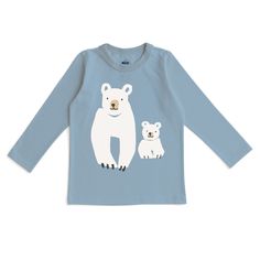 Their new favorite T-shirt, featuring a sweet pair of polar bears!Not to brag, but our long sleeve tees are so beloved by kids we can barely keep them in stock! It's a combination of the perfect fit, no tags to irritate, super soft cotton and the patterns they ask for by name time and time again.-Made in Brooklyn NY USA-100% Certified Organic Cotton Baby Tunic, Not To Brag But, Baby Tank Tops, Baby Tank, Summer Pajamas, Long Romper, Baby Leggings, Bubble Romper, Polar Bears