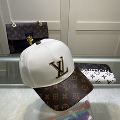 Louis Vuitton Embroidered Logo Baseball Cap White/Brown LV Cap Dior Shirt, Gucci Shirt, Chanel Shirt, Logo Baseball, Louis Vuitton Shirt, Cap White, Gucci Gg Marmont, Reversible Belt, Belt Accessories