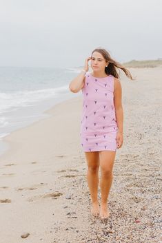 Red White Seersucker Women's Shift Dress with Navy Embroidered Lobsters New England Summer, Lobster Bake, Preppy Kids, England Summer, Summer Shift Dress, The Lobster, Womens Shift Dresses, England Style, Photo Edited