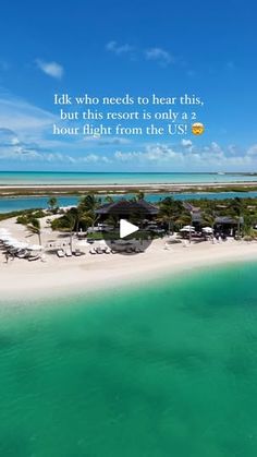 264K views · 29K reactions | This is your sign to visit @Ambergriscagtci, where untouched natural beauty meets unmatched luxury. 

This private island resort in Turks and Caicos is a tropical paradise like no other. 🌊✨

From your very own private villa with oceanfront views and infinity pools to a world of personalized service, every moment here feels like a dream. Indulge in gourmet dining, relax on secluded white-sand beaches, and explore vibrant coral reefs teeming with marine life. 

Whether you’re unwinding at the spa, enjoying a private beach picnic, or taking in the stunning sunsets, you’ll feel completely rejuvenated.
The island offers everything from snorkeling and kayaking to discovering the beauty of the Caribbean by boat. And with all-inclusive amenities, your experience is en Private Island Resort, Vacation Wishes, Infinity Pools, Vacation Locations, Overseas Travel, Coral Reefs, National Parks Trip, Private Beach, The Spa