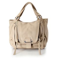 732-205 - Kooba Handbags "Jonnie" Leather Front Flap Pocket Slouchy Satchel Chic Satchel With Adjustable Strap For Errands, Fall Satchel With Leather Handles For Errands, Fall Satchel With Detachable Strap For Errands, Chic Satchel With Detachable Strap For Errands, Beige Hobo Bag With Detachable Strap For Fall, Fall Beige Hobo Bag With Detachable Strap, Soft Leather Satchel For Errands In Fall, Chic Soft Leather Shoulder Bag For Errands, Leather Satchel For Errands In Fall