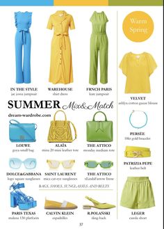 True Spring Celebrities, Warm Spring Color Palette Outfits, True Spring Outfits, Spring Season Outfit, True Spring Palette, Warm Spring Color Palette, True Spring Color Palette, Warm Spring Outfits, True Spring Colors